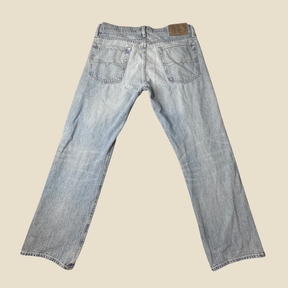 Polo Ralph Lauren Jeans Mens 31x30 (33x28) Blue Classic Fit Light Wash Denim